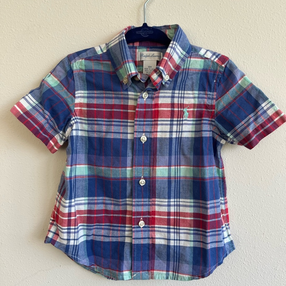 Ralph Lauren Button Down Shirt - baby size 18M